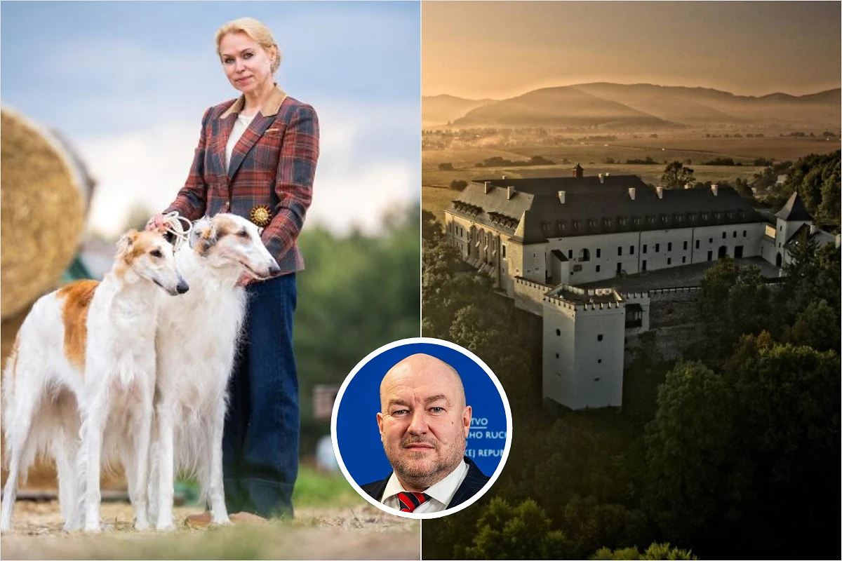 Výstava ruských chrtov na zámku Vígľaš mala kontroverznú organizátorku