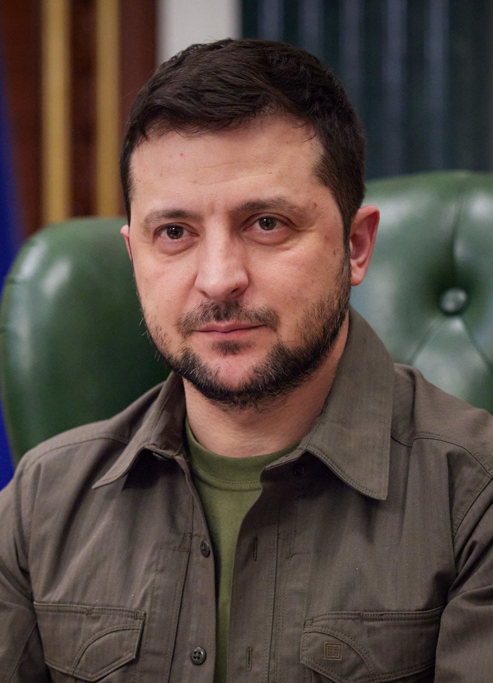 Foto: President of Ukraine from Україна / Wikimedia Commons, Public domain · https://commons.wikimedia.org/wiki/File:Volodymyr_Zelenskyy_in_2022.jpg