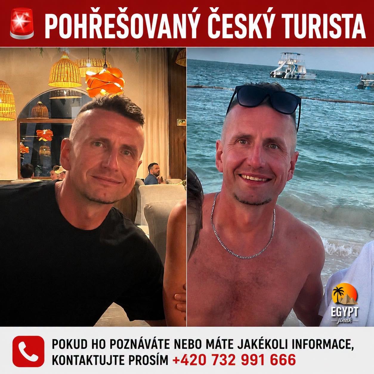 Stratil sa počas noci v Egypte: Český turista zmizol z hotelovej izby, rodina žiada pomoc