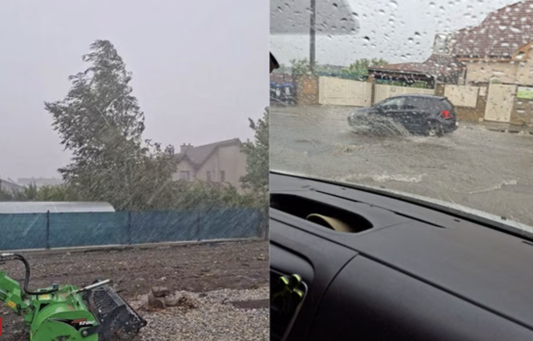 Nitru zasiahol downburst. Silná búrka priniesla vietor s rýchlosťou až 90 km/h
