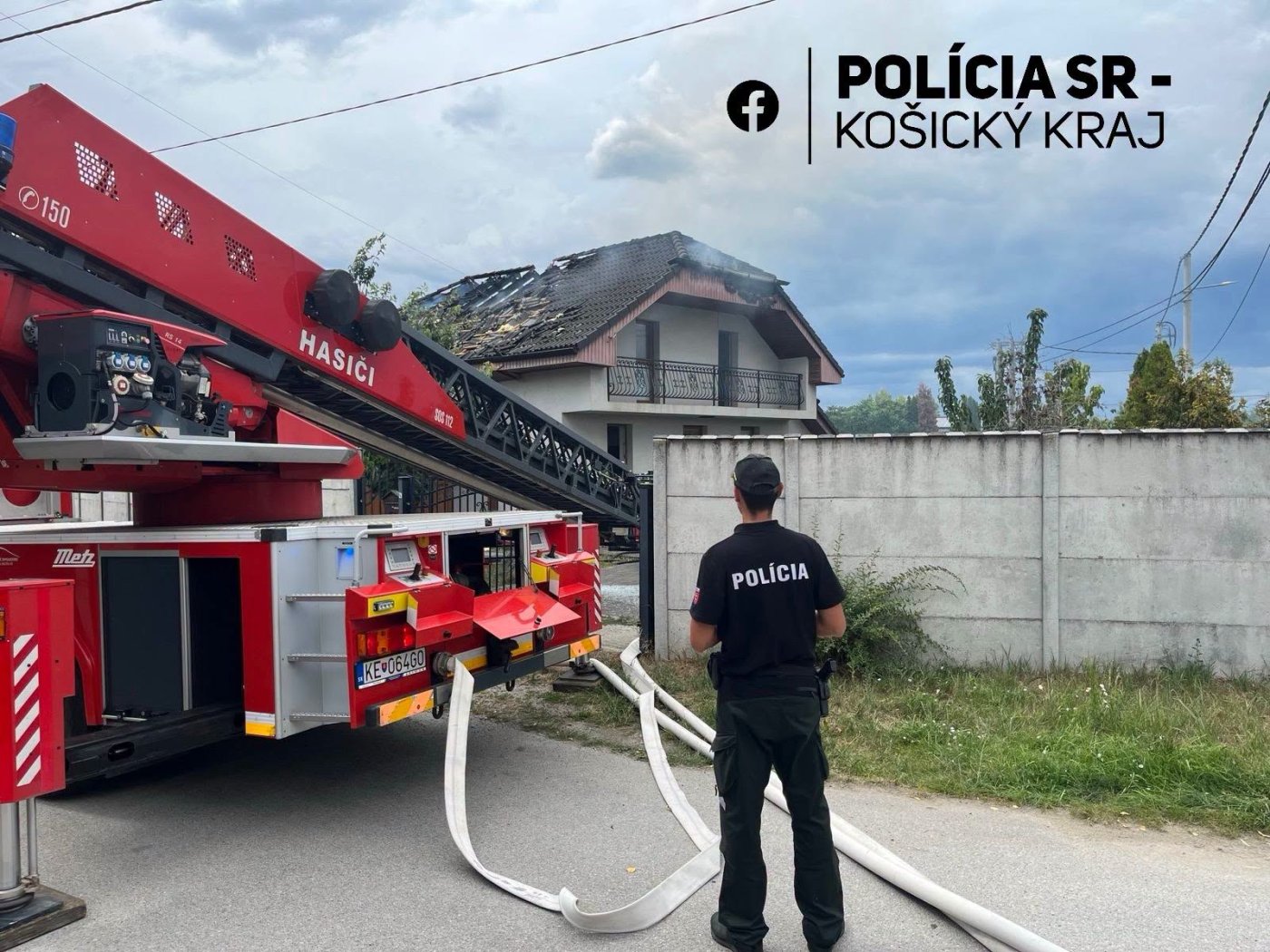 Mohutná explózia v rodinnom dome pri Košiciach. Výbuch vyrazil strešné okno, škody dosiahli 160-tisíc eur
