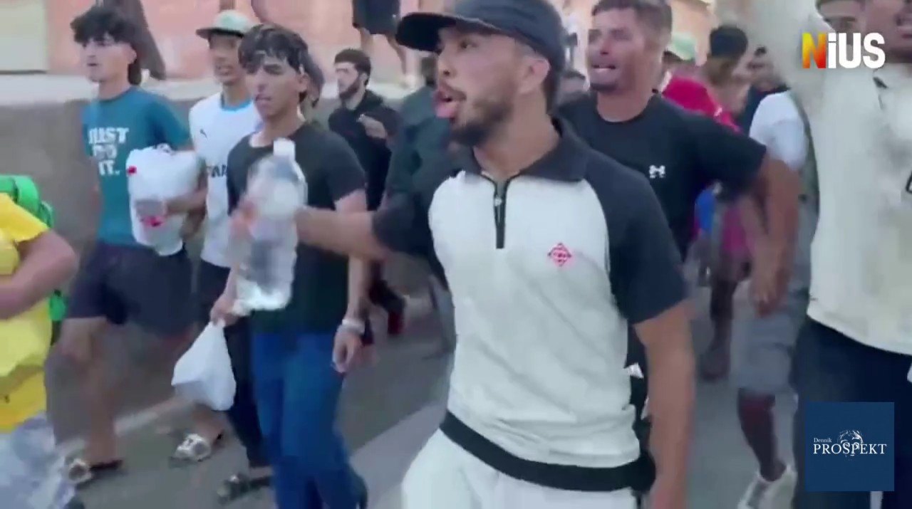 VIDEO Revú Allahu Akbar a útočia na vozy s jedlom. Migranti z Ceuty vraj mieria do Európy!