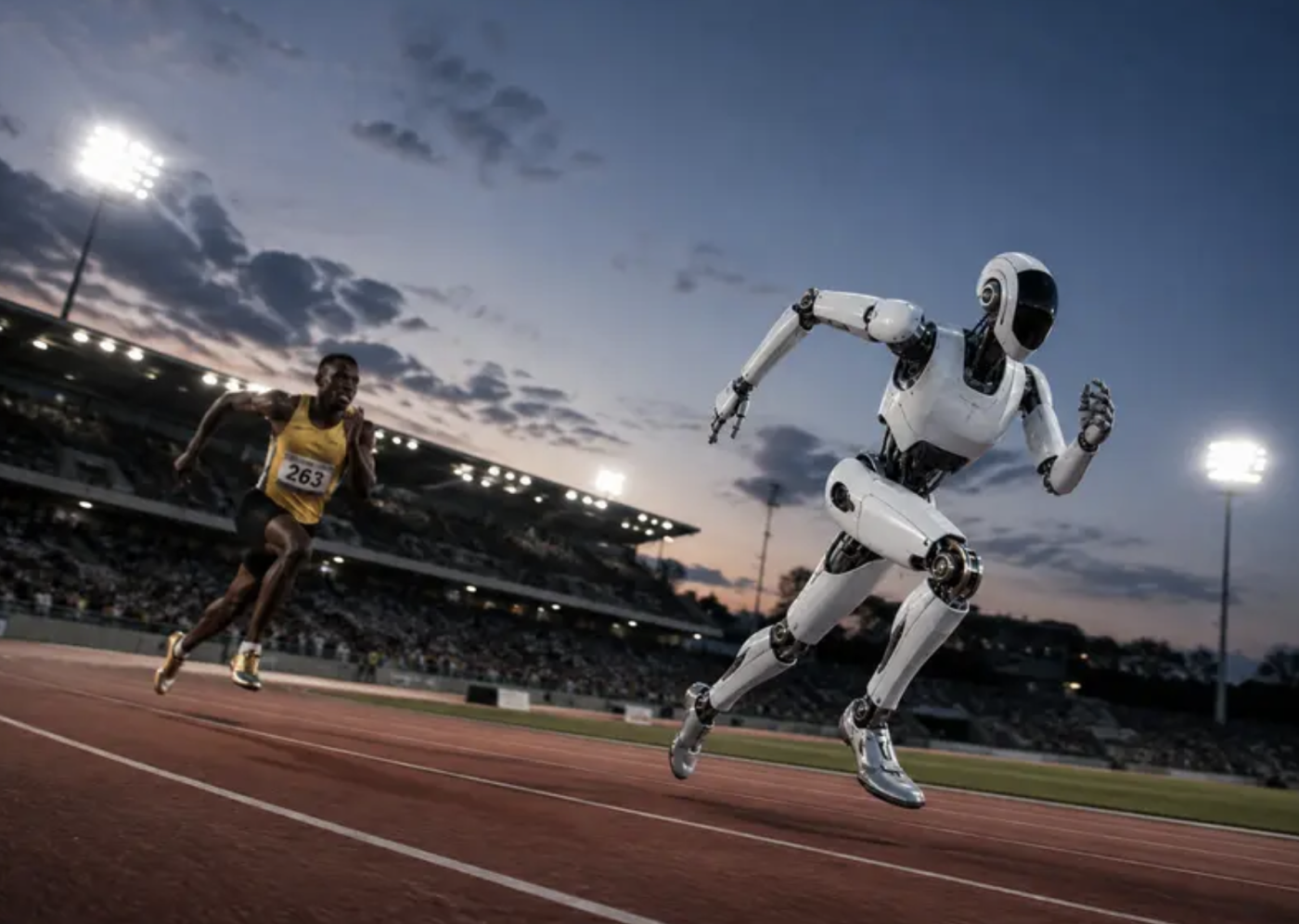 Čínsky robot by porazil Usaina Bolta: „Superman“ dokáže vyskočiť dva metre a bežať neuveriteľnou rýchlosťou