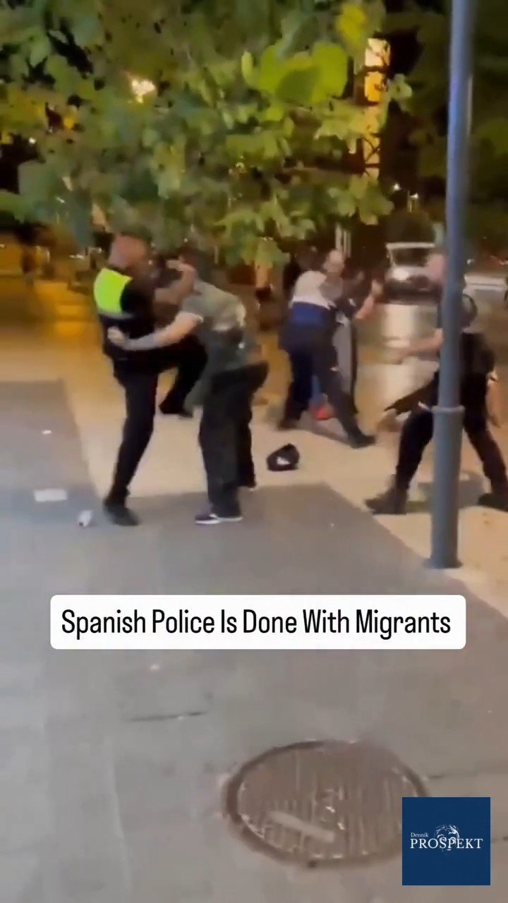 VIDEO Stačilo tolerancie! Španielskej polícii praskli nervy, miesto slov prehovorili päste