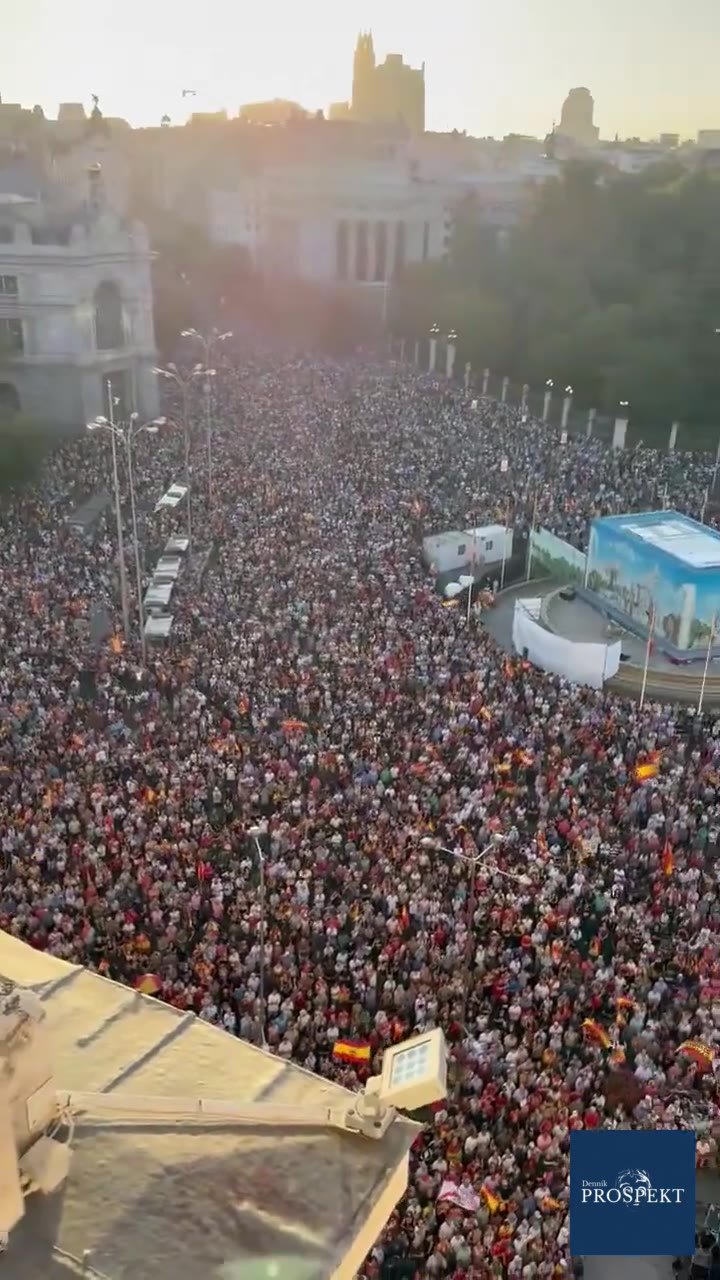Madrid. Odhadom mohlo prísť až 150-tisíc ľudí.