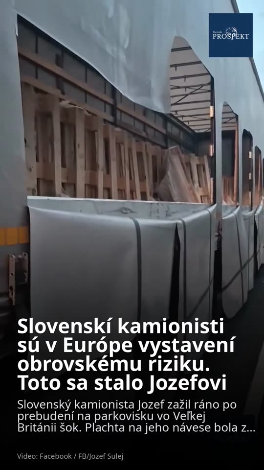 VIDEO Slovenskí kamionisti sú v Európe vystavení obrovskému riziku. Toto sa stalo Jozefovi