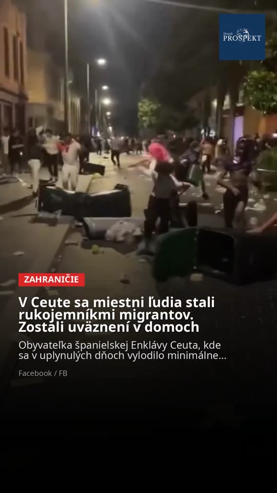 VIDEO V Ceute sa miestni ľudia stali rukojemníkmi migrantov. Zostali uväznení v domoch
