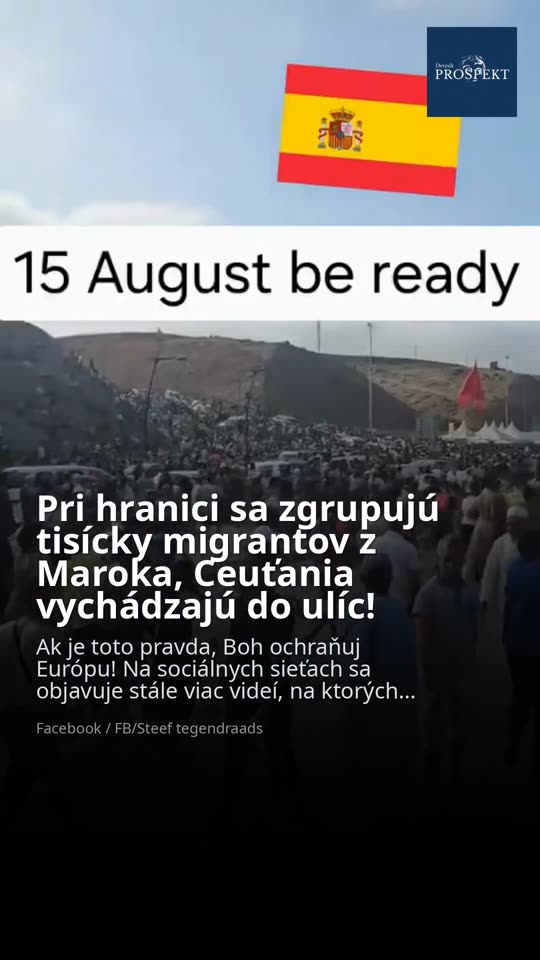 VIDEO Pri hranici sa zgrupujú tisícky migrantov z Maroka, Ceuťania vychádzajú do ulíc!